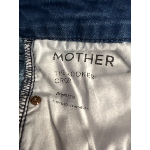 Mother Women's The Looker Jeans Bright Eyes Wash Style 1121 Sz 27 Ankle Cropped - Picture 6 of 7